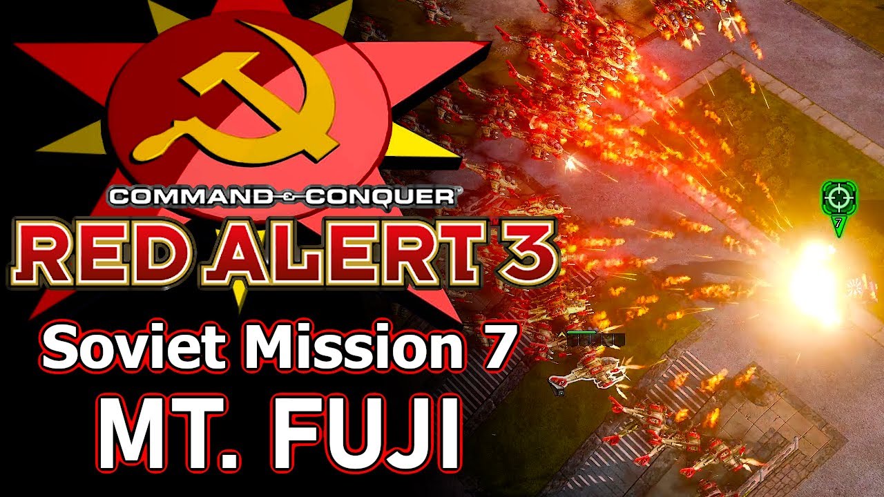 Red Alert 3 - Soviet Mission 7 Mount Fuji - Hard Difficulty - EASY ...