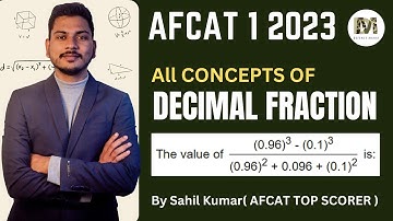 Decimal Fraction for AFCAT Exam | Maths for AFCAT | Defence Mania