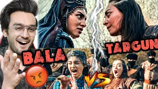 Bala VS Targun Khatun Fight Scenes| Kurulus Osman Season 2 Episode 77| Kurulus Osman Scene Reaction