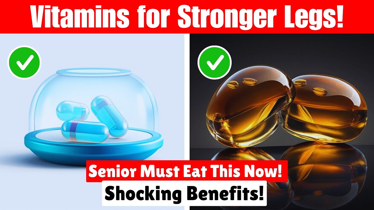 Best Vitamins for Stronger Legs & No Cramps – A Must for Seniors! 