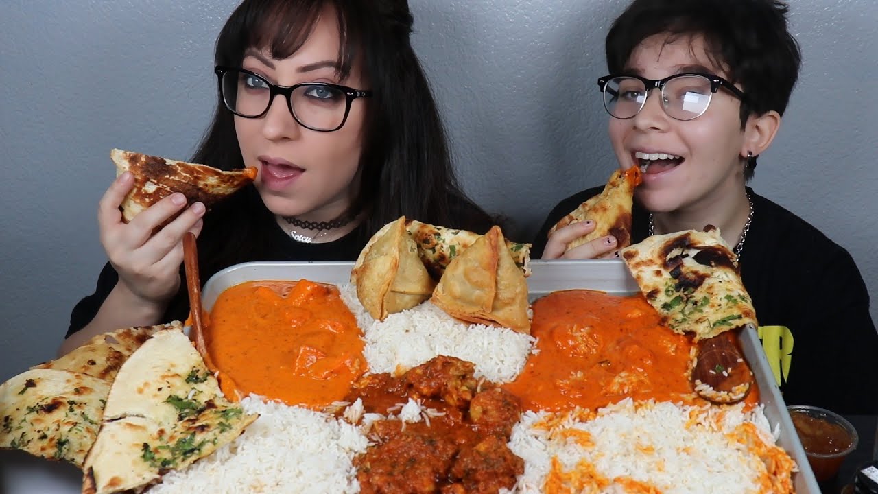 INDIAN FOOD MUKBANG | EATING SHOW | TIKKA MASALA