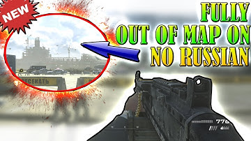 *NEW* FULLY OUT OF MAP GLITCH ON NO RUSSIAN ON COD MODERN WARFARE 2 REMASTERED!!(GLTICHES)