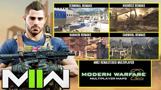 MAJOR UPDATE for Modern Warfare 2 Remastered Multiplayer... (Map Remakes & Leaked Info)