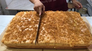 Original Castella Jiggly Cheese Cake Cutting And Cooking