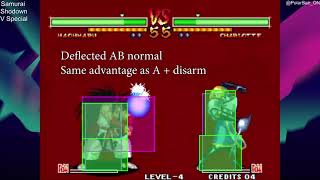 Samurai Shodown V Special: Deflect frame count