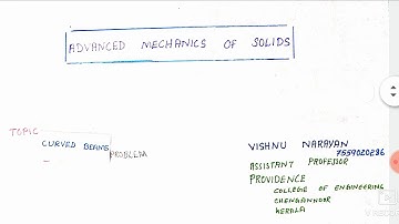 M4. Curved Beam. Problem 2