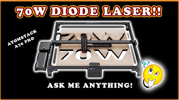 70w DIODE LASER! Atomstack A70 Pro - First Look
