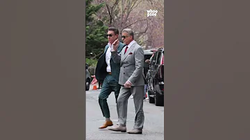 SylvesterStallone Between A Cigar And The Mameli Anthem On The Set Of TulsaKing 3 In NewYork 
