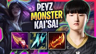 PEYZ IS A MONSTER WITH KAI'SA! - GEN Peyz Plays Kai'sa ADC vs Zeri! | Season 2024