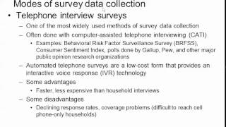 Survey Research (Part 2)