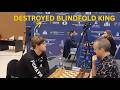 When Magnus Carlsen Destroyed the Blindfold Master