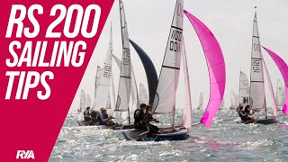 RS 200 SAILING TIPS from STEVE COCKERILL and many more - at the RS 200 NATIONALS at HAYLING ISLAND