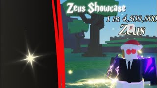 Zeus Aura Showcase - Ability Music Cutscene Showcase - [Sols RNG] Era 7