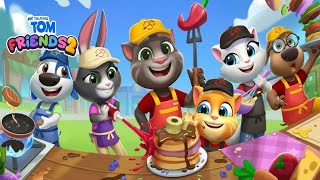 Funny food in My Talking Tom Friends 2 New update - New outfit unlocked Gameplay Android ios  screenshot 2