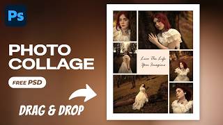 How to Create a Photo Collage Using Frame Tool in Photoshop screenshot 3