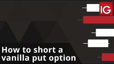 How to short a vanilla put option
