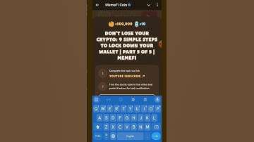 Don’t Lose Your Crypto: 9 Simple Steps to Lock Down Your Wallet | Part 5 of 5 | MemeFi | MemeFi Code