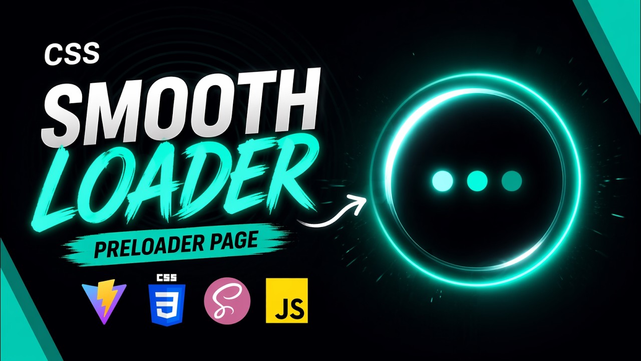 CSS page preloader | How to add loading animation - YouTube