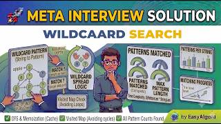 Meta Coding Interview Problem - Wildcard Search | EasyAlgoAI
