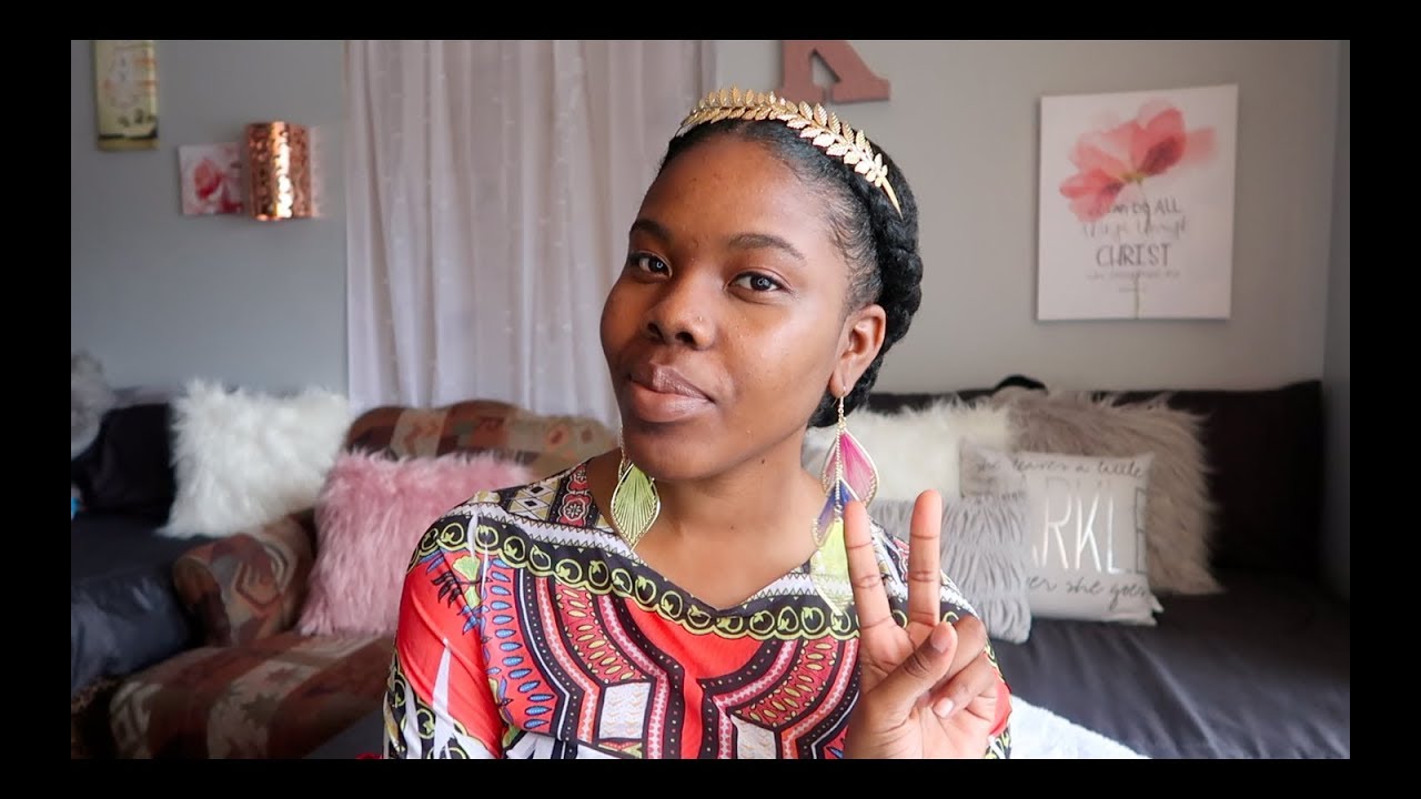 Natural Hair Queen Bun Tutorial - YouTube