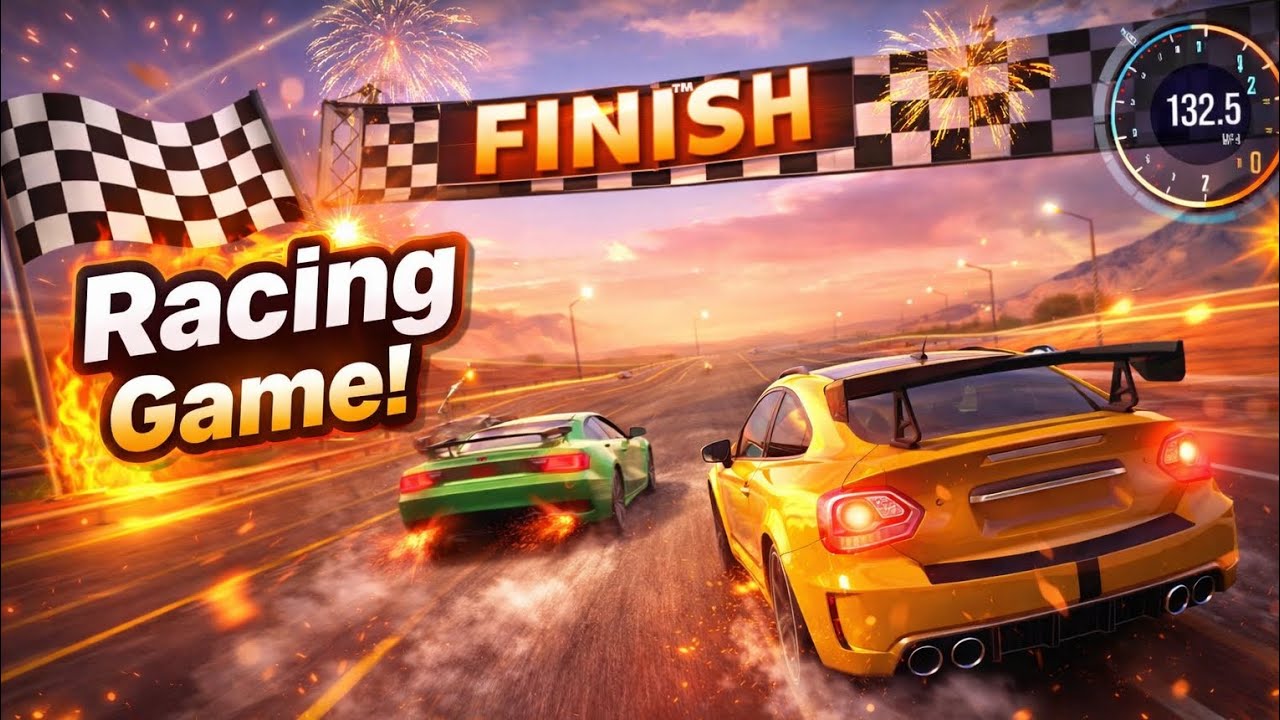 INSANE FINISH LINE RACE 😱🔥 | High Speed Racing Game | Ultimate Car Chase