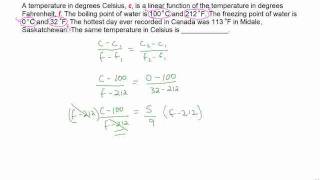 6 5 Using equation to solve problem when given two points