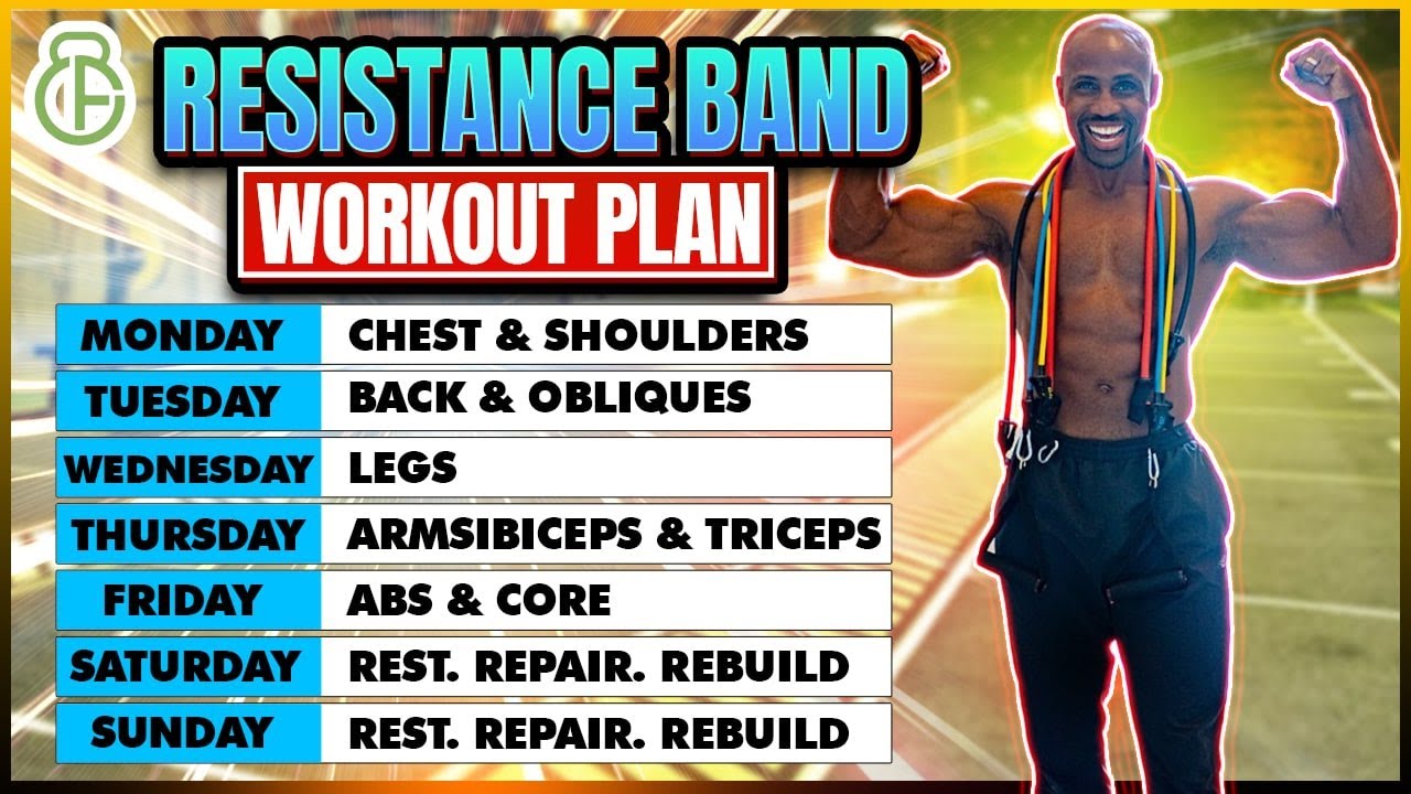 Resistance Bands Home Gym Equipment Men Women Core Strength