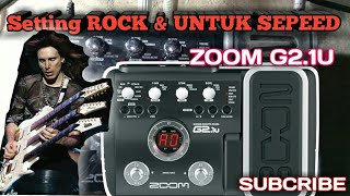Cara setting rock & speed /ngebut - zoom g2.1u