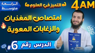 الدرس 6 امتصاص المغذيات رابعة متوسط علوم طبيعية