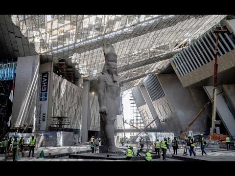 New Grand Egyptian Museum, Cairo Egypt ; The largest museum in the world