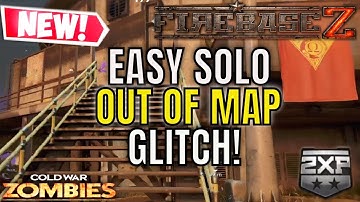 *NEW* COLD WAR ZOMBIES SOLO OUT OF MAP IN FIREBASE Z GLITCH! AFTER PATCH!
