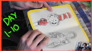 Drawing Everyday Days 01-10 Deep Dive!