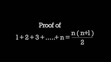 Sum of first n natural numbers | Visualize Math with animation |