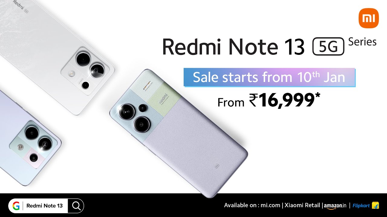 Xiaomi launches Redmi Note 13 5G series in India: Price, specs, and more