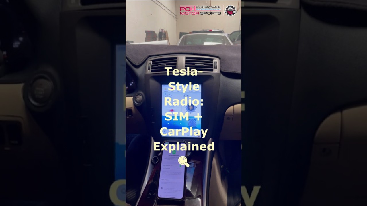 Tesla-Style Radio: SIM Card + CarPlay/Android Auto Explained 🔍 | What You NEED to Know!