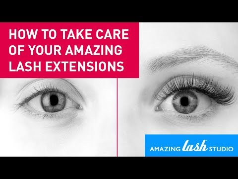 How to take care of your AMAZING Lash Extensions