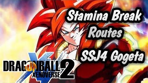 Xenoverse 2  SSJ4 Gogeta Stamina Break Combos