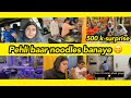 We made noodles for the first time |dentist visit | 500 k on Instagram celebration | ibrahim family
