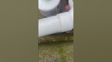 Broken waste pipe repair! #plumbing #asmr #diy #shorts #waste #pipe #water