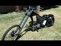 Electric Chopper bicycle. diy Ebike kit 60mph! Chopper Bike