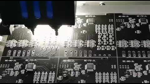 SMT Pick And Place Machine Chip Mounter Test Video SMD13676-003