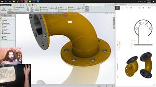 3ro Lenguajes   SolidWorks 3   Codo bridado