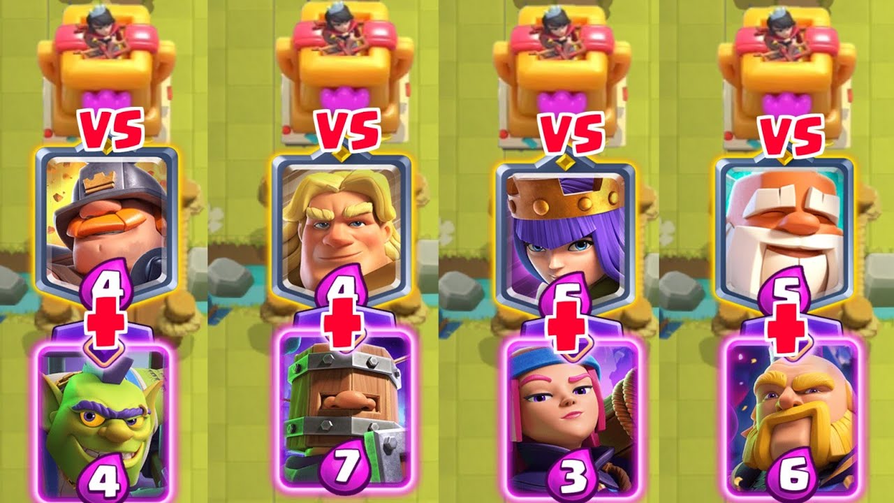 Which duo will win(Evolved+Champion)? 2 VS 2 |Clash royale Olympics