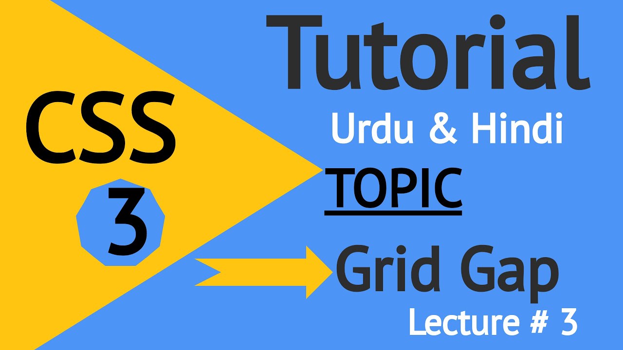 How to Use Grid Gap in CSS |Grid Gap| Tutorial in Urdu and Hindi. - YouTube