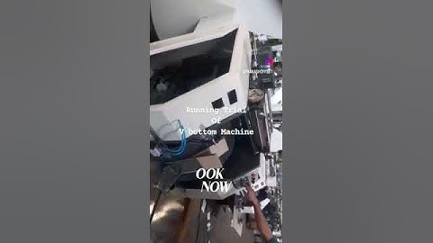 Running Trial Of V bottom Paper Bag Machine  -  Prakash Web Offset