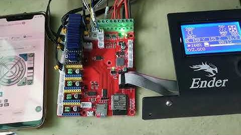 new wifi esp32 printer board, support 8 motor drivers