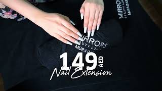 Acrylic Nails Extensions Dubai- Mirrors Beauty Lounge
