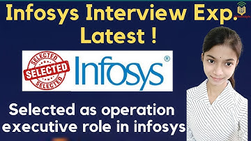 Infosys Interview Experience | Selected as Operation Executive Role | How to Crack Infosys Interview