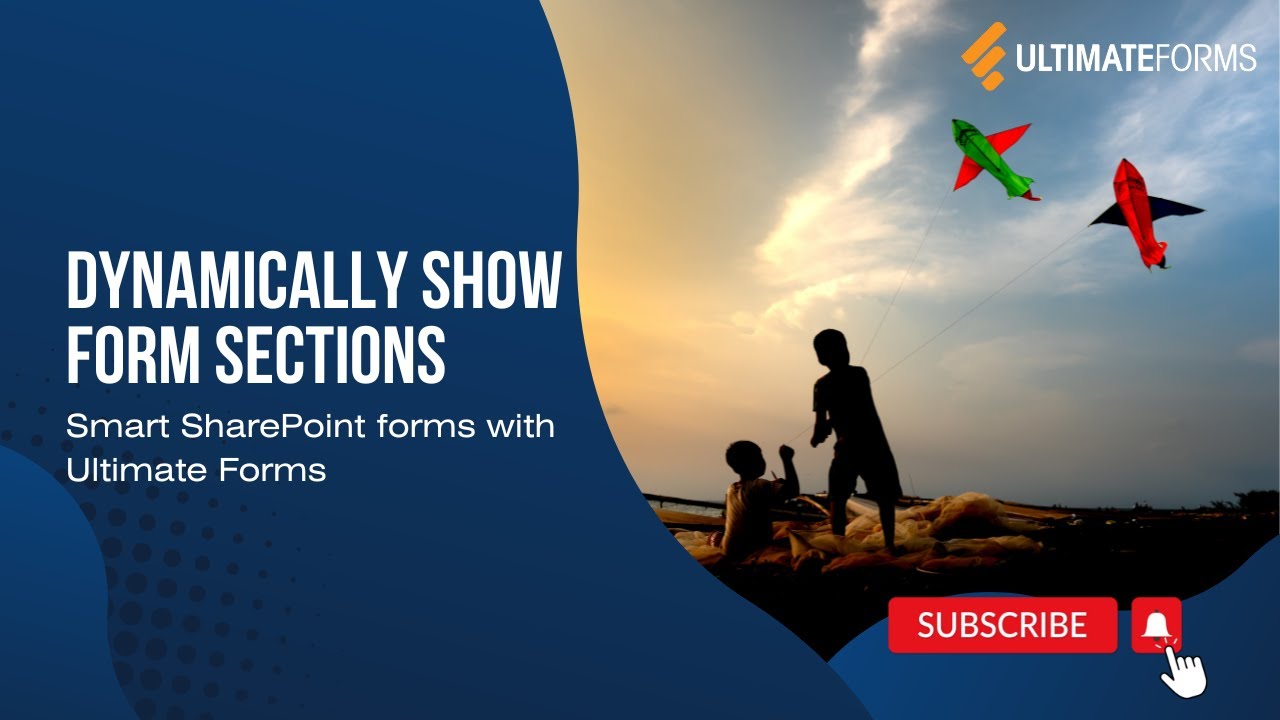 Dynamically Show/hide Sections in SharePoint Forms - YouTube