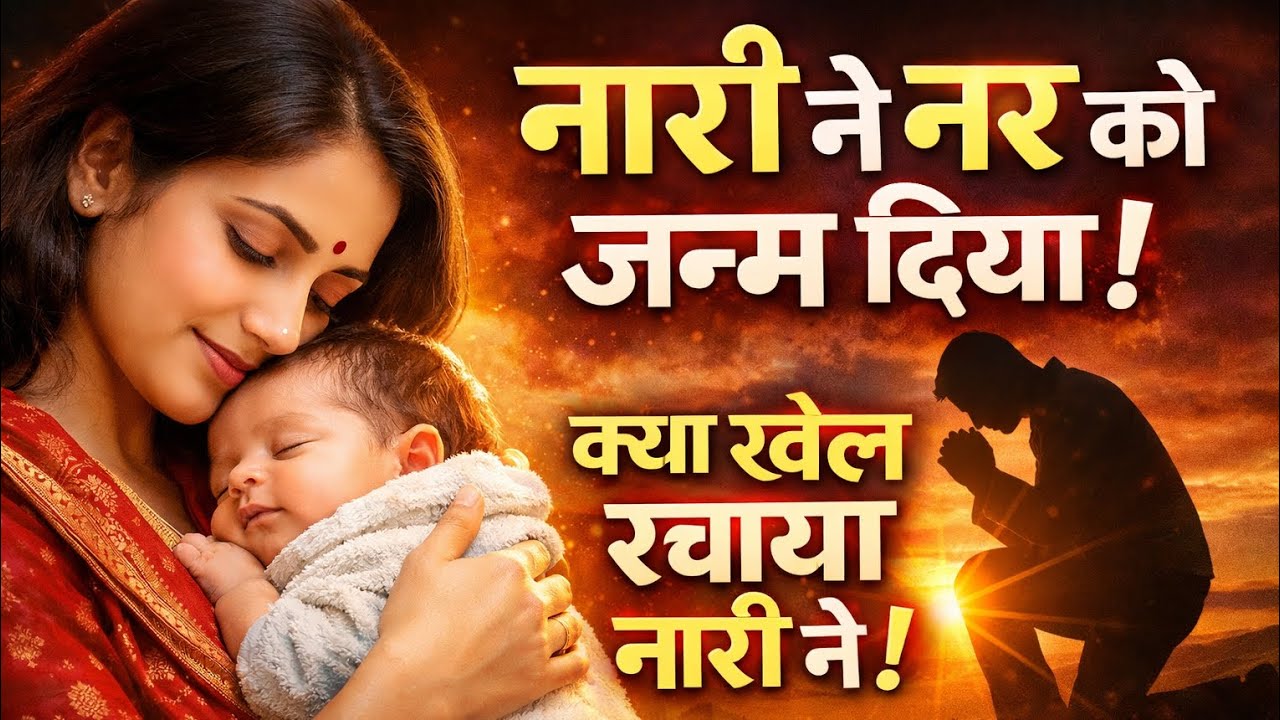 🙏🙏 नारी ने ,👉नर को जन्म दिया ,क्या खेल रचाया 👉नारी नेll